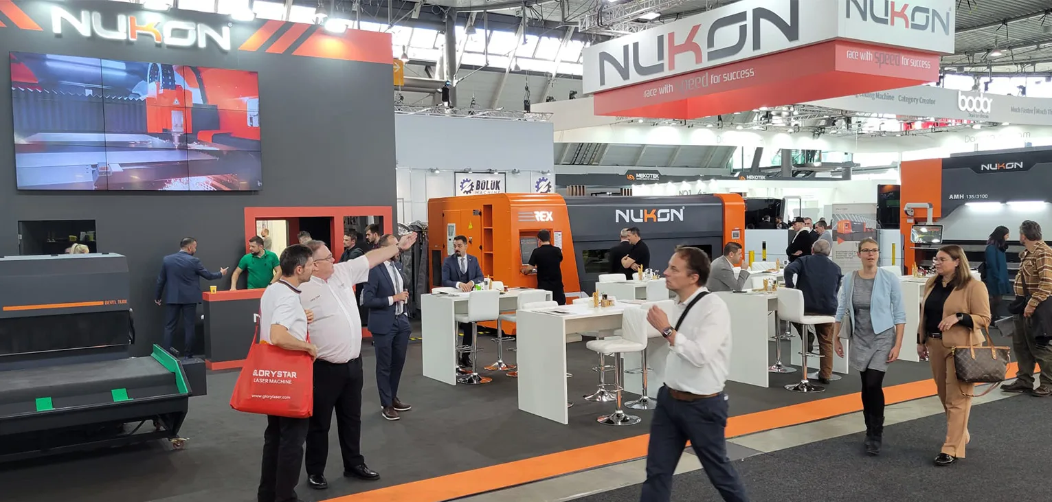 Nukon behauptet mit innovativen Technologien seine Branchenführerschaft auf der Blechexpo 1 7-10 Kasım 2023